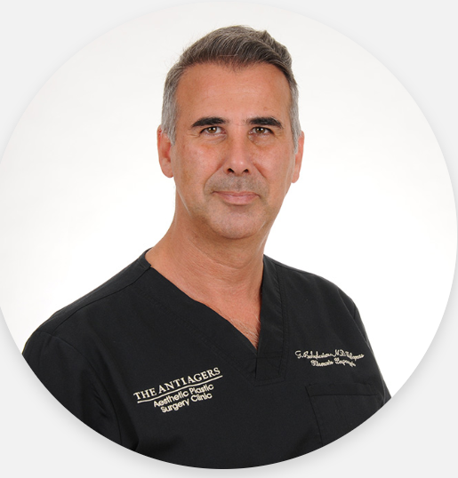 Portrait of Dr. George Velimvasakis, THE ANTIAGERS Regrow hair-transplant surgeon