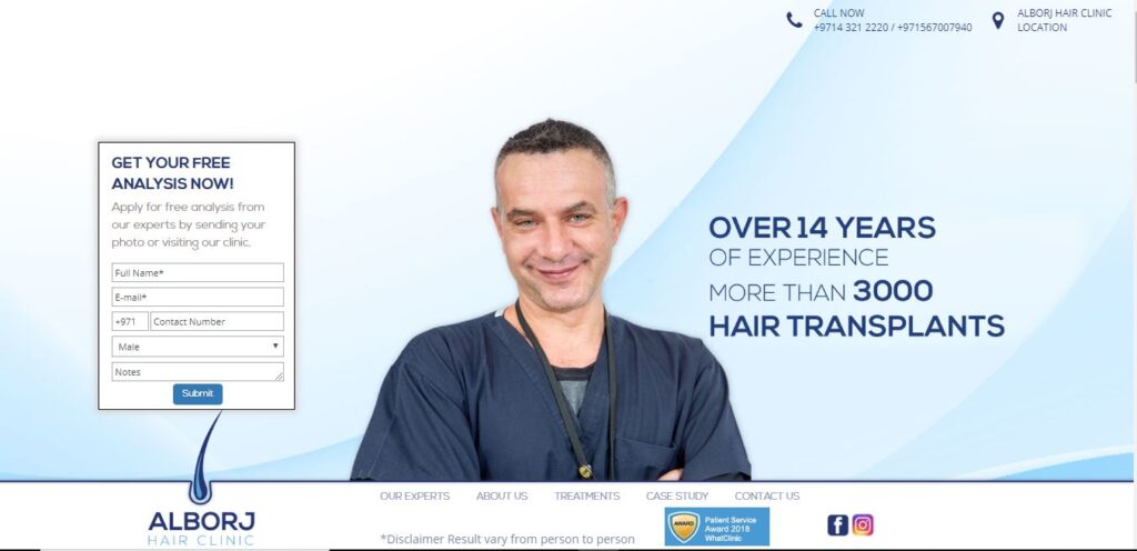 ALBORJ HAIR CLINIC – Hair Transplant Clinic gallery photo